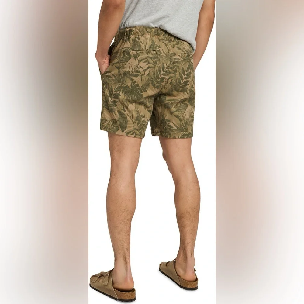 FAHERTY Men Shorts Essential Drawstring Olive Jungle Green‎ XL x 6
